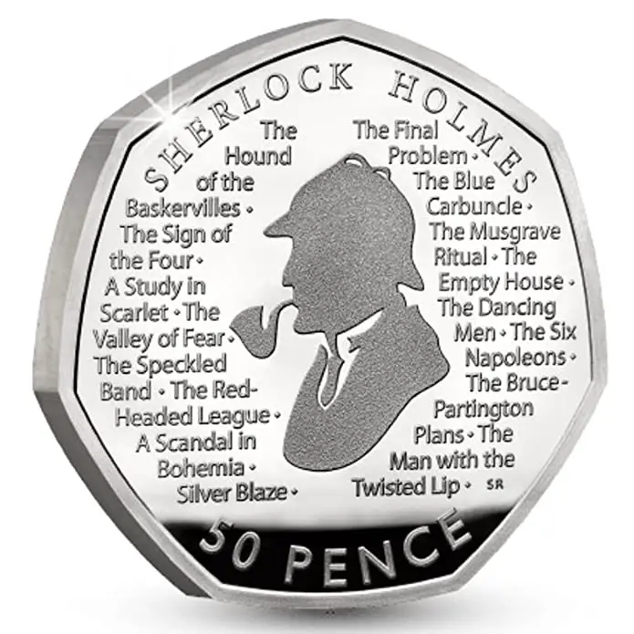 Sherlock Holmes 50p Coin